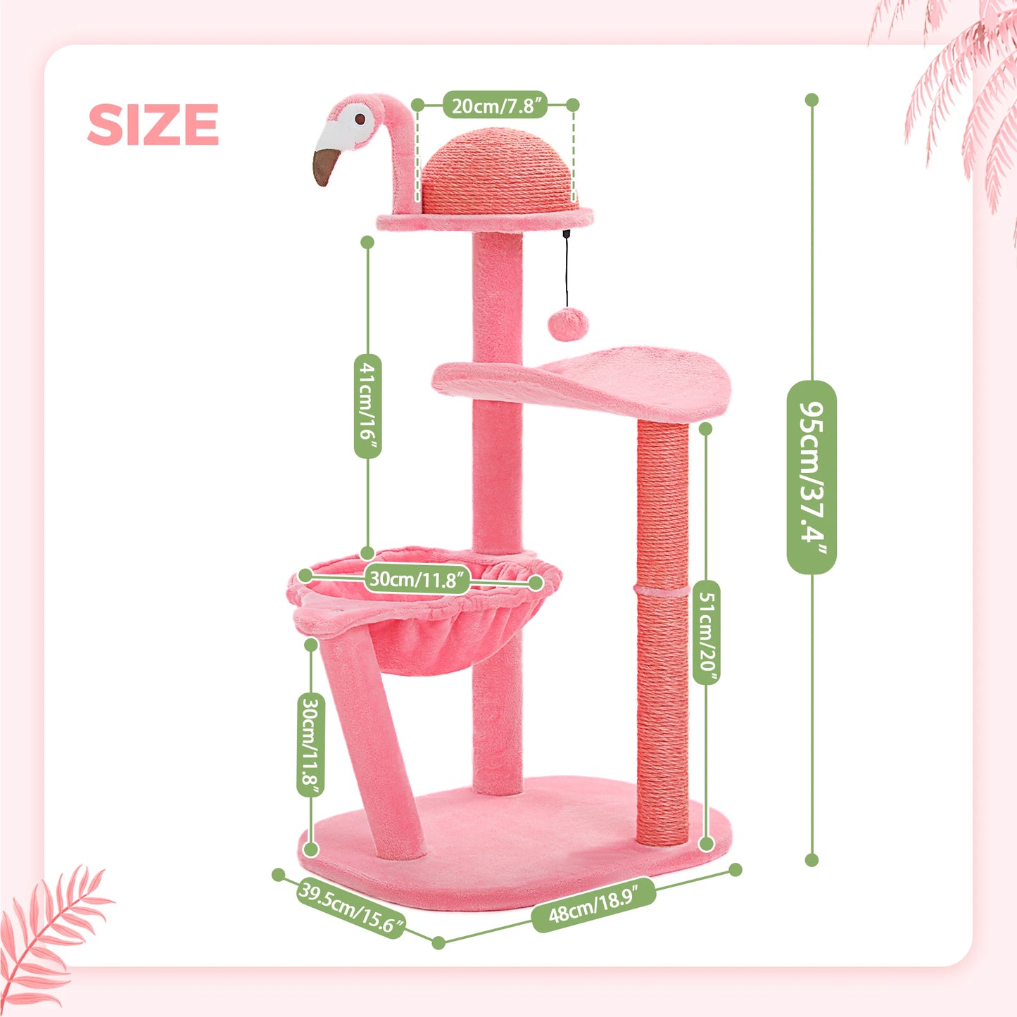 Flamingo Cat Tree