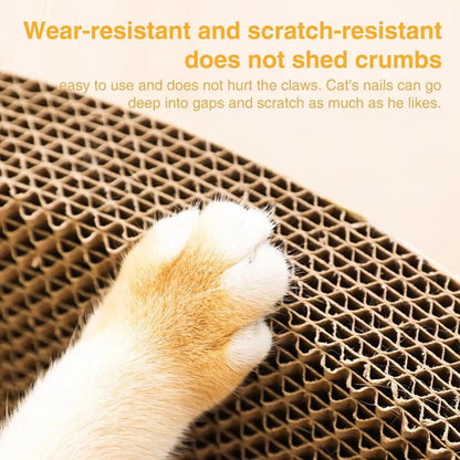 Cardboard Cat Scratcher Bowl